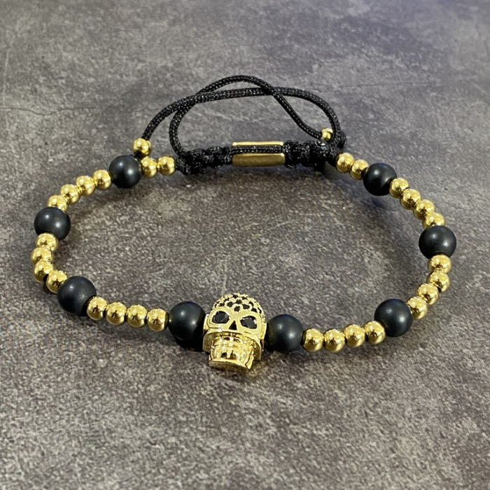 Bratara Brooks Gold Skull Pro [2]