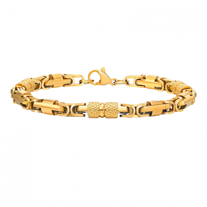 Bratara Brooks Gold Solid [1]