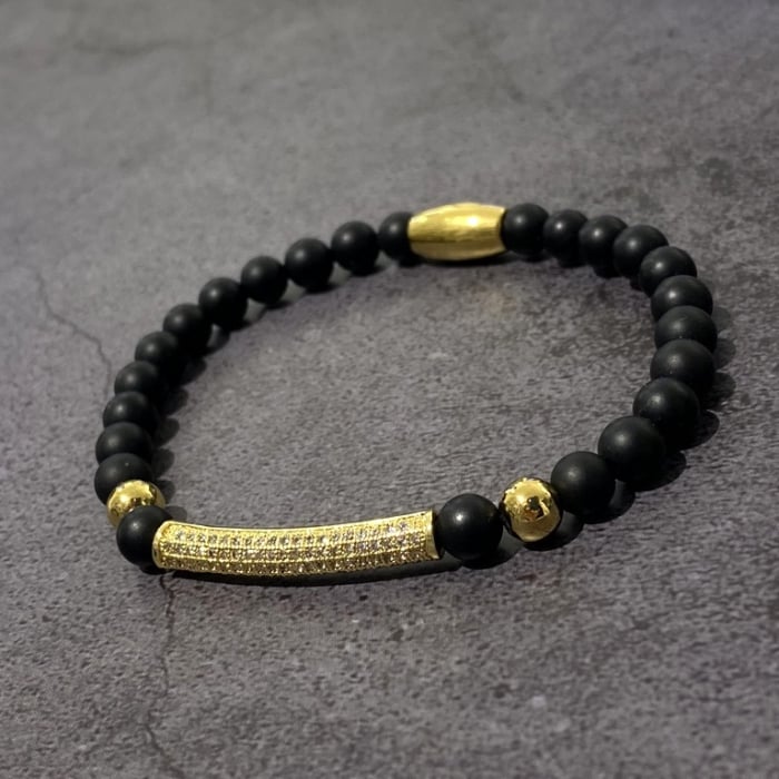 Bratara Brooks Gold Zircon Tube [2]