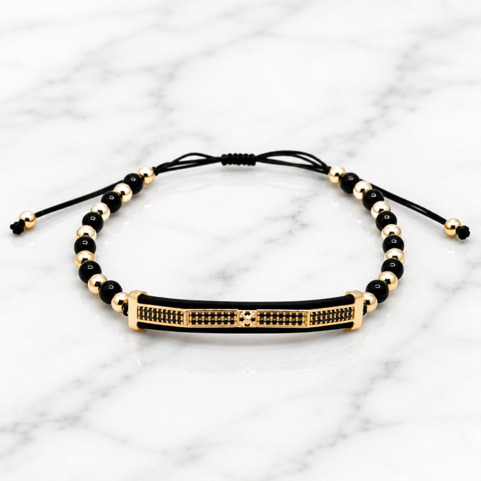 Bratara Brooks GoldBlack Qantierre [2]