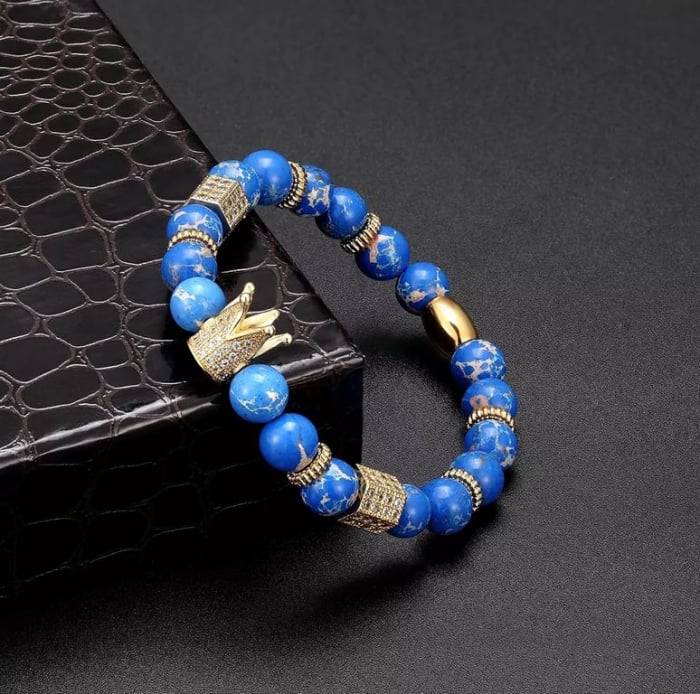 Bratara Brooks Luxury Blue Crown [2]