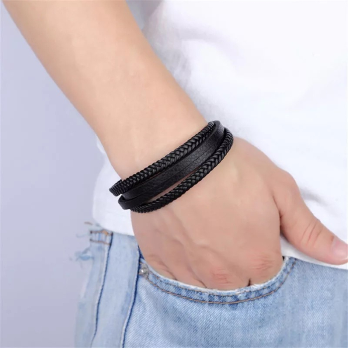 Bratara Brooks Multi Layers Leather [2]
