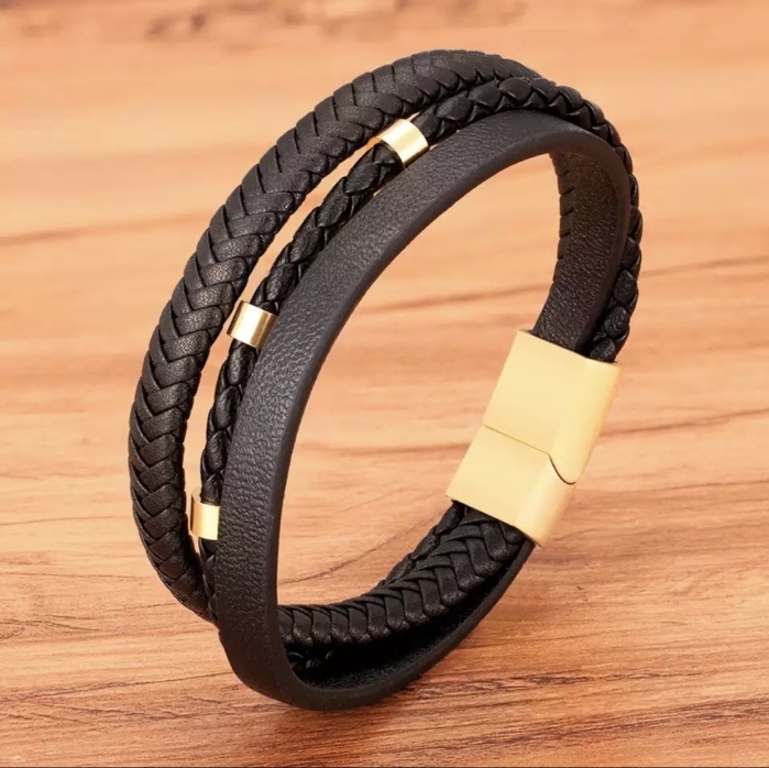 Bratara Brooks Multilayer Gold Charms [3]