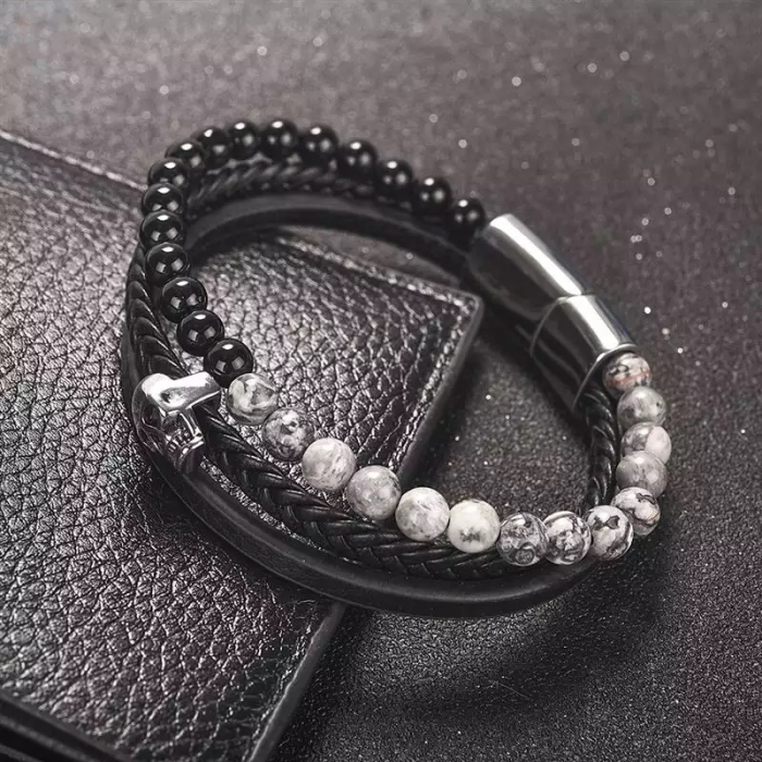 Bratara Brooks Multilayer Skull [2]