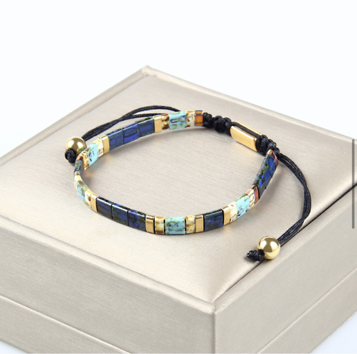 Bratara Brooks Pietre Naturale Blue Fusion [2]