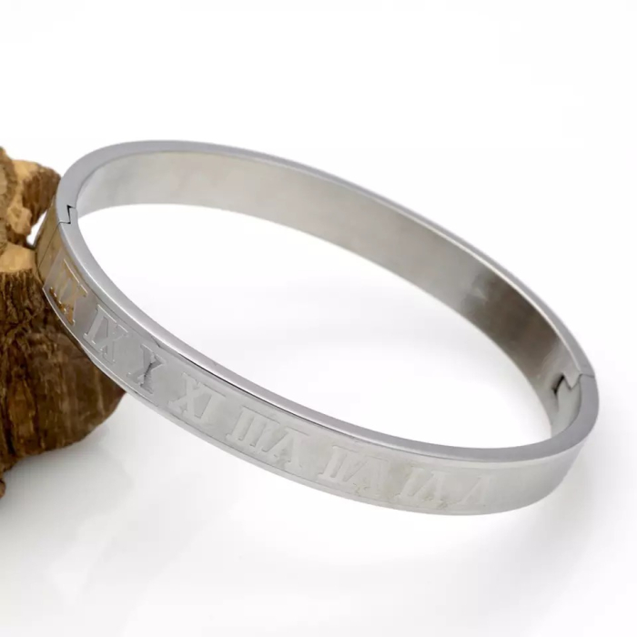Bratara Brooks Roman Silver Bangle [3]