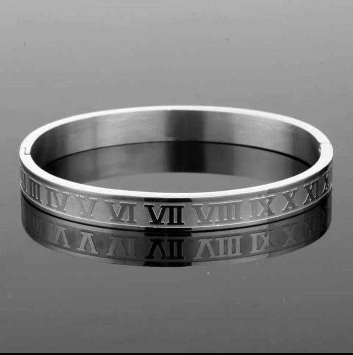 Bratara Brooks Roman Silver Bangle [4]