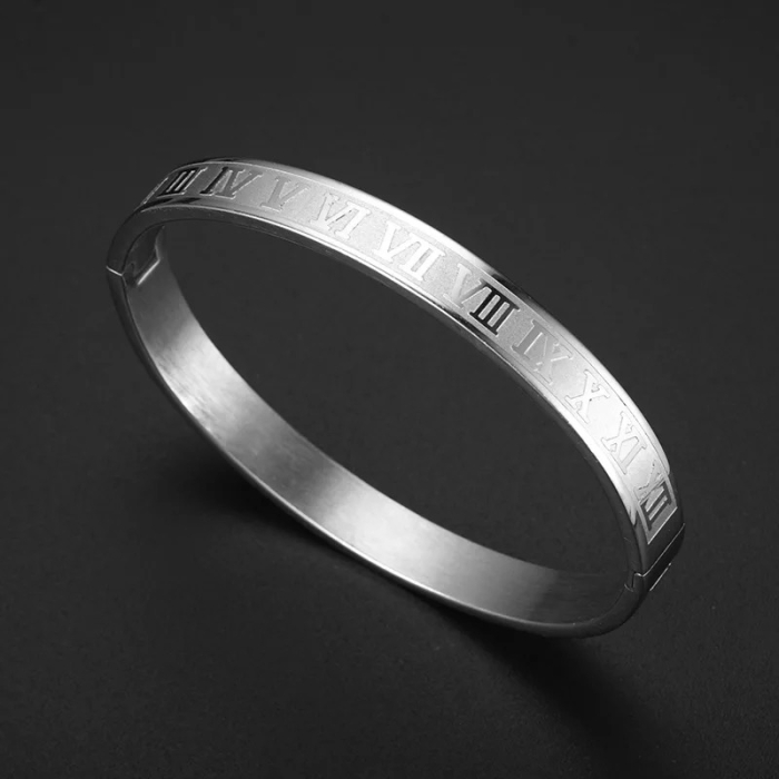 Bratara Brooks Roman Silver Bangle [2]
