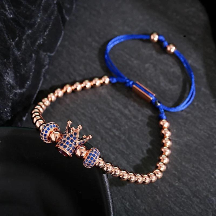 Bratara Brooks Rose Gold Blue Imperial [2]