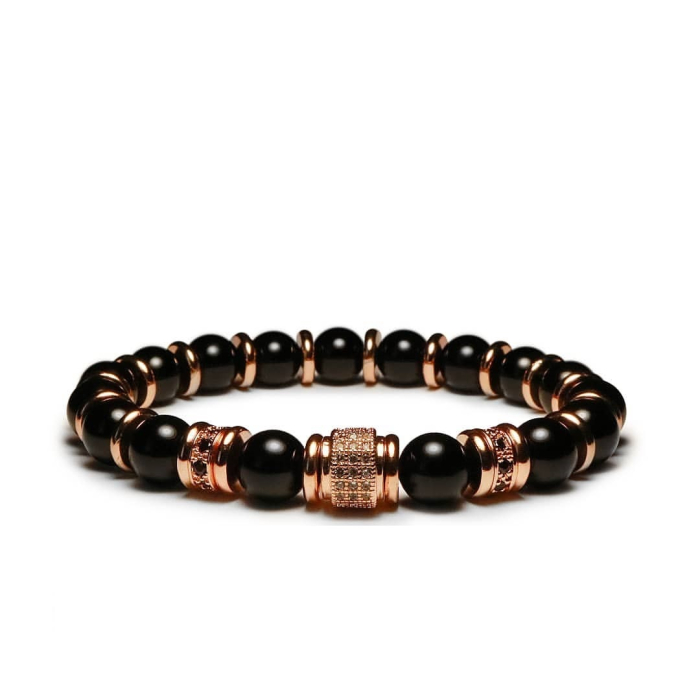 Bratara Brooks Shine Beads Cilinder SILVER [1]