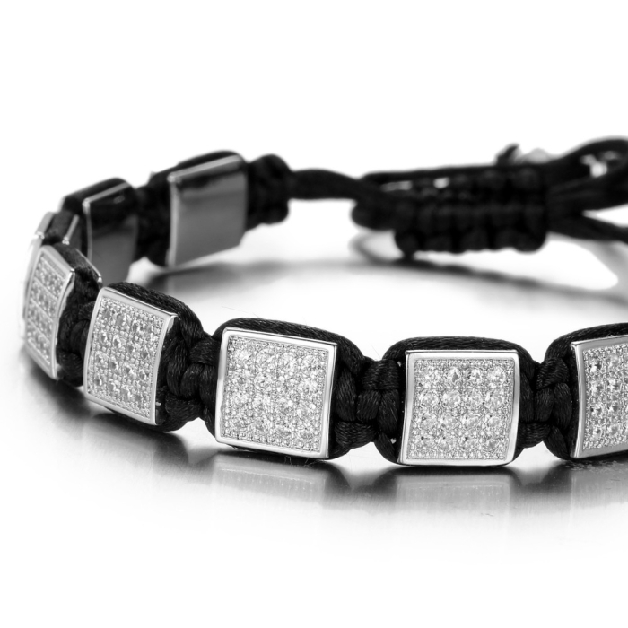 Bratara Brooks Silver Zircon Facette [2]