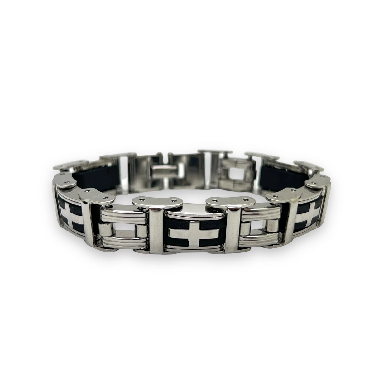 Bratara Brooks Solid Cross Steel [1]