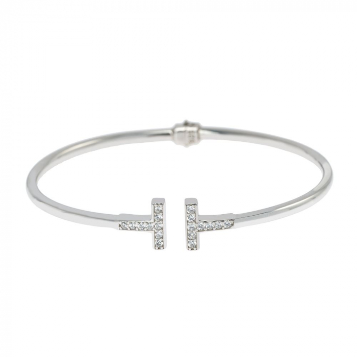Bratara Dama Argint 925 Diamonds T Design [1]