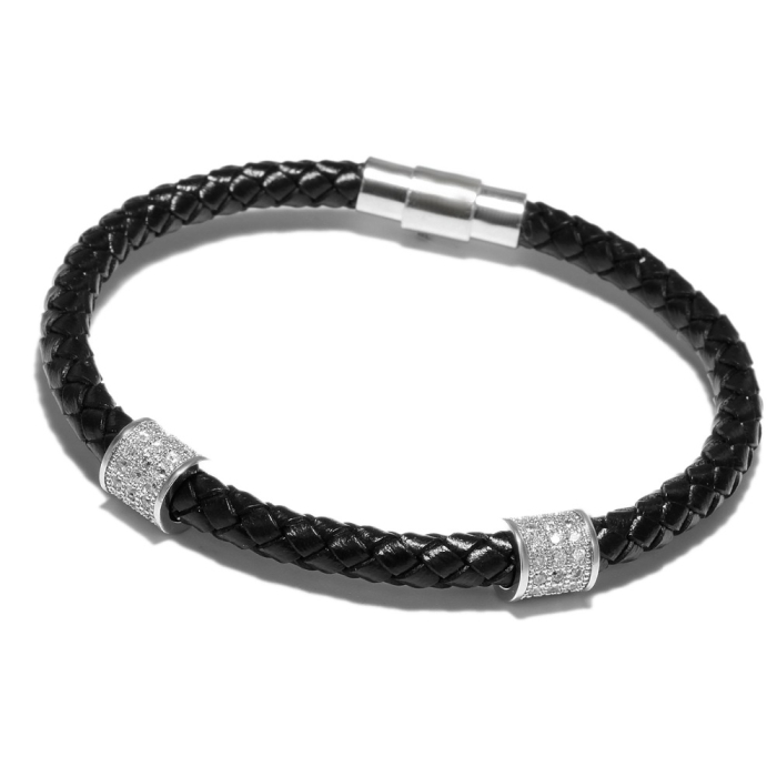 Bratara Dama Brooks Silver White Zircon [2]