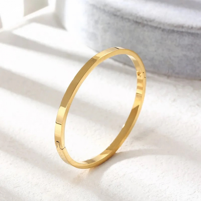 Bratara Dama Gold Bangle Castagne [3]