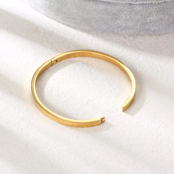 Bratara Dama Gold Bangle Castagne [4]