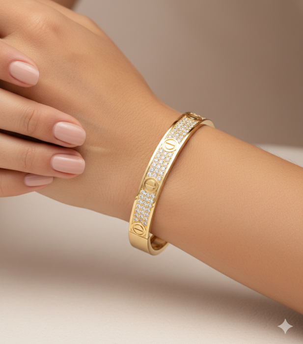 Bratara Dama Gold Full Diamonds [2]