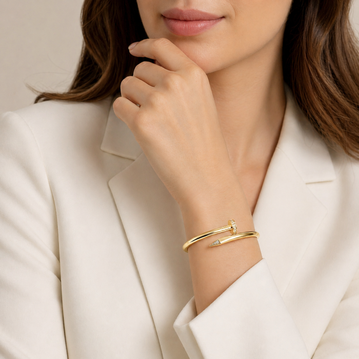 Bratara Dama Gold Nail Diamonds [2]