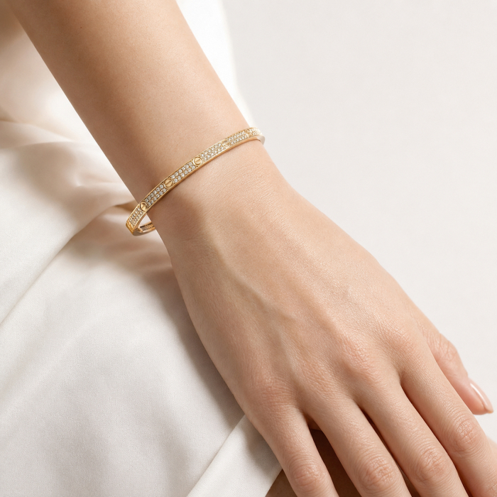 Bratara Dama Gold Nail Gold Plated 14K [2]