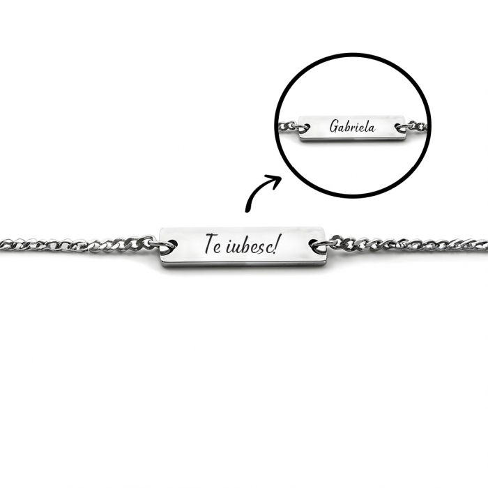 Bratara Dama Personalizata I LOVE YOU [2]