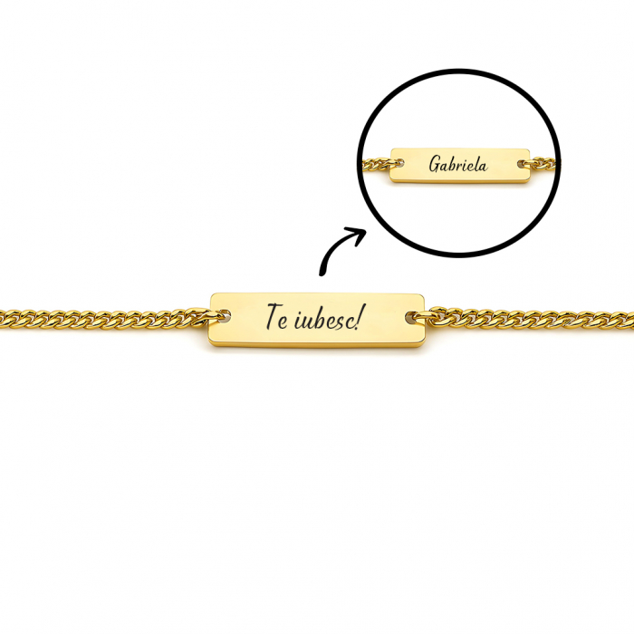 Bratara Dama Personalizata I LOVE YOU [2]