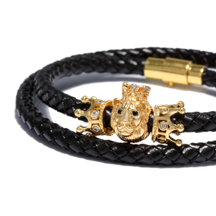 Bratara Piele Dama Brooks Gold Lionesse [2]