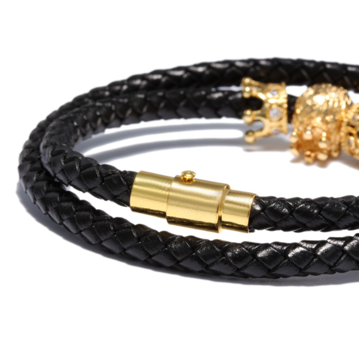 Bratara Piele Dama Brooks Gold Lionesse [3]