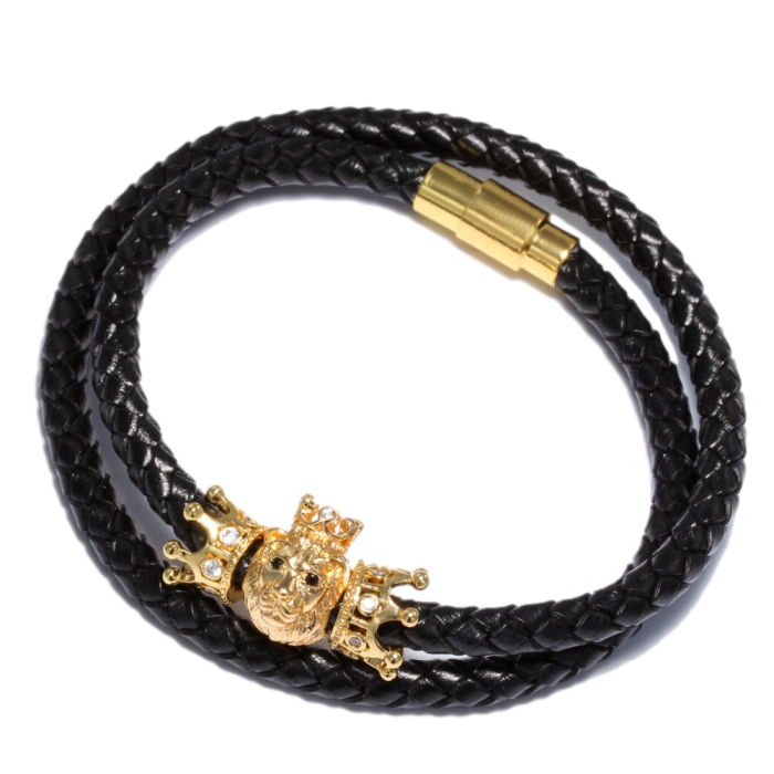 Bratara Piele Dama Brooks Gold Lionesse [4]