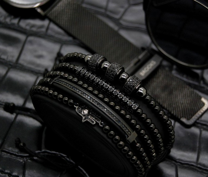 Brooks All Black Set Promaster 5 Zircon Bracelets [6]