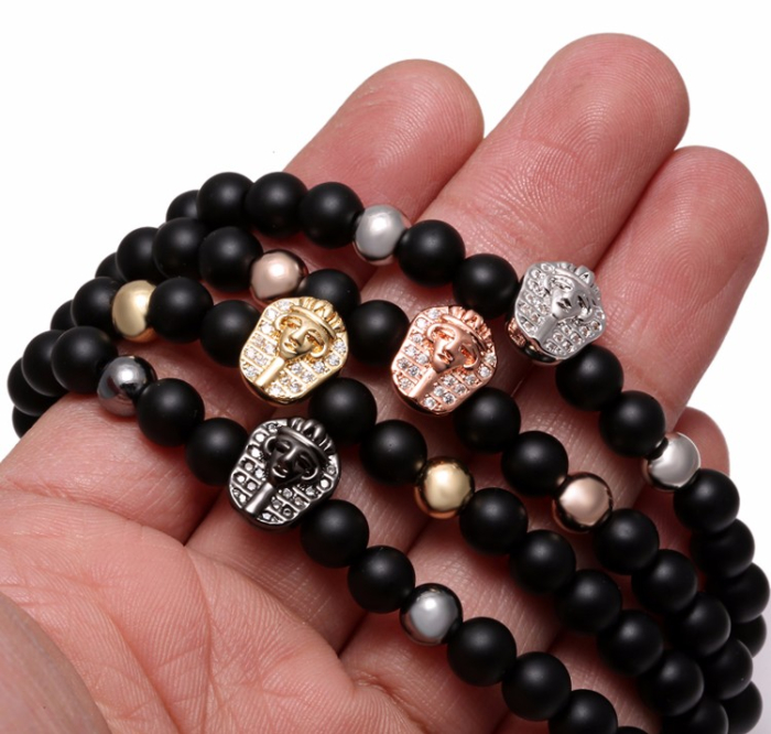 Brooks Black Agate Buddha Charm [2]