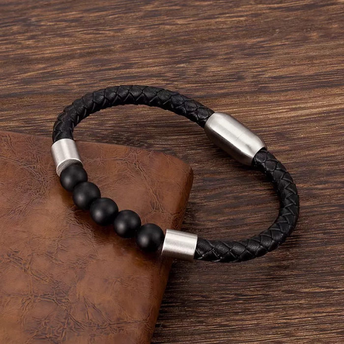 Brooks Leather Urban Design Black Beads [2]