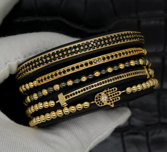 Brooks Luxury Set Gold Zircon Heritage [3]