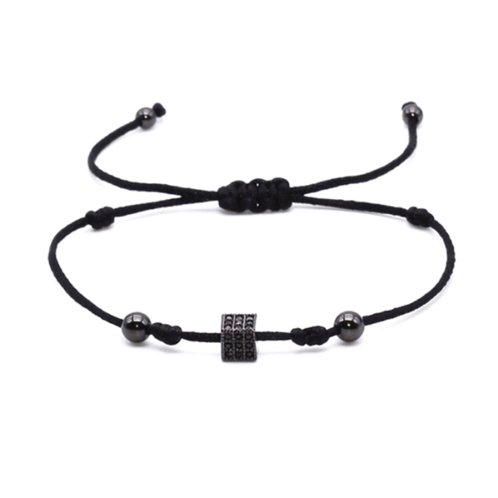 Brooks Macrame Cube Zircon Stones [1]