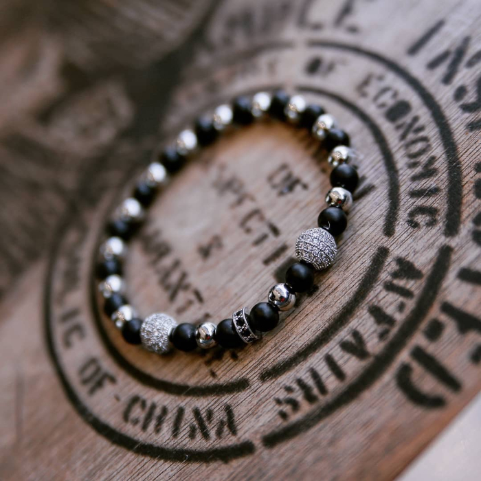 Bratara Brooks Natural Stone Men Bracelet [2]