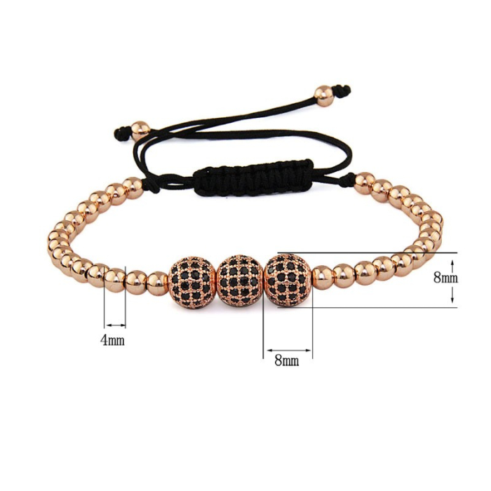 Brooks Rose Gold 14K Zirconia Bracelet [2]