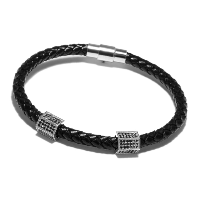 Brooks Silver Hexagon Charm [2]