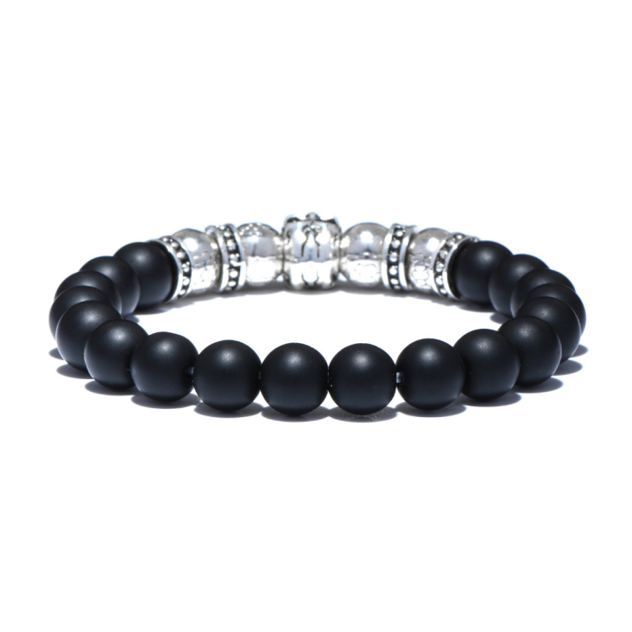 Brooks Silver Skull Black Agate [3]
