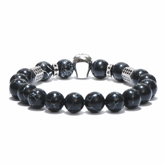 Brooks Skull Black Zircon Natural Stones [3]
