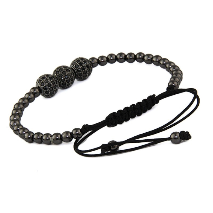Brooks Spherique Black Zircon Bracelet [2]