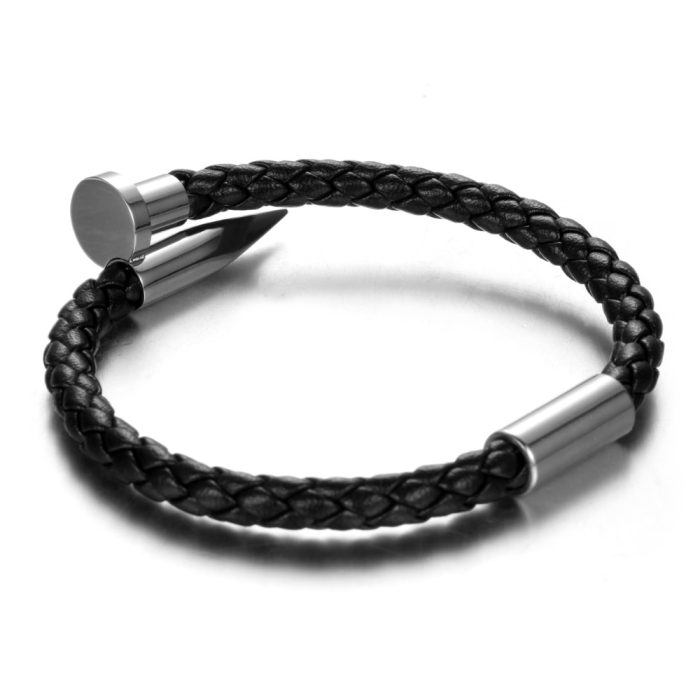 Brooks Women Silver Nail Bracelet [2]