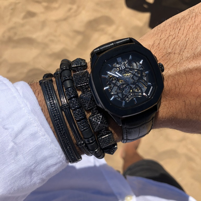 Ceas Brooks Automatic All Black Exquisite Horologerie [4]