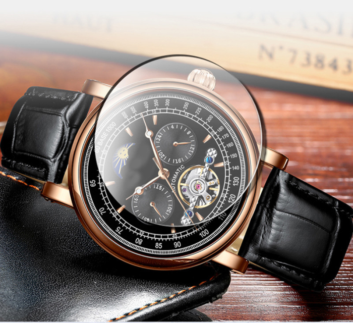 Ceas Brooks Automatic Moonphase Tourbillon Complications [2]