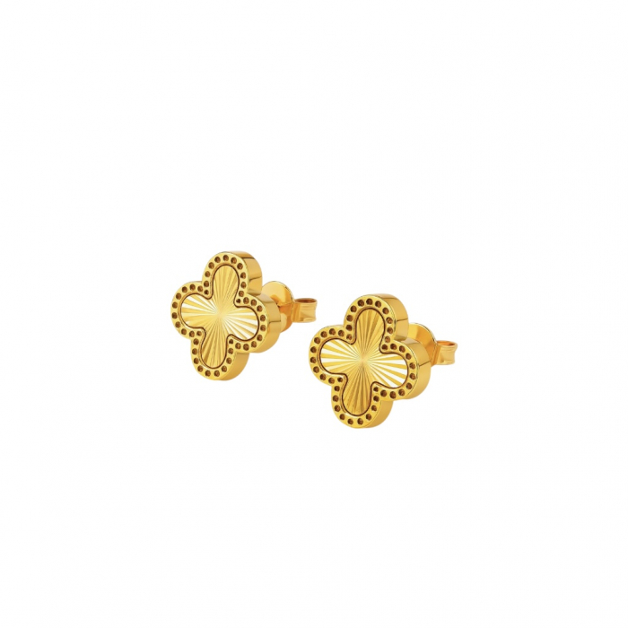Cercei Dama Full Gold Alhambra [1]