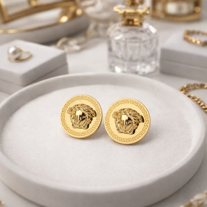 Cercei Dama Gold Medusa [3]