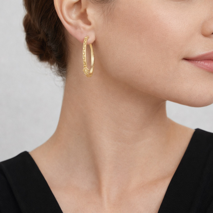 Cercei Dama Gold Medusa [2]