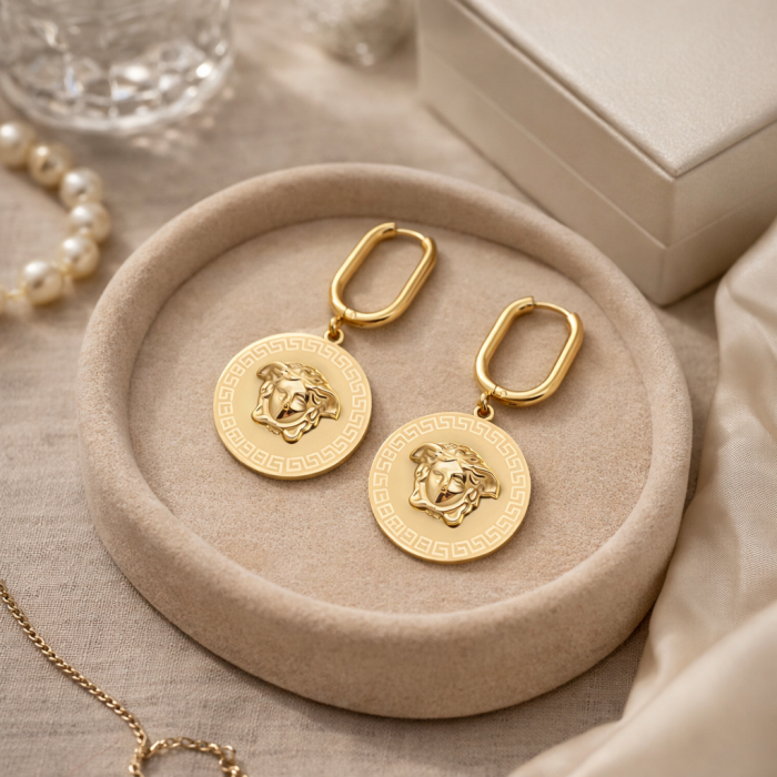 Cercei Dama Gold Medussa [3]