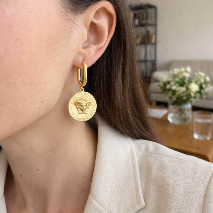 Cercei Dama Gold Medussa [4]