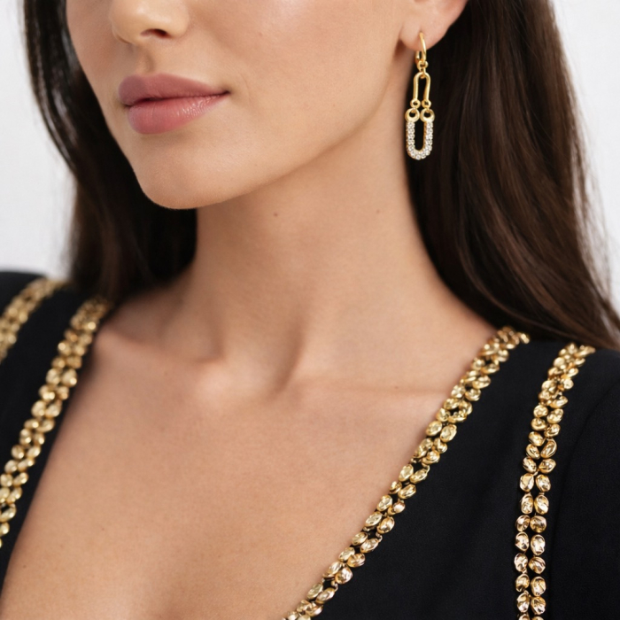 Cercei Dama Gold Tiff [2]