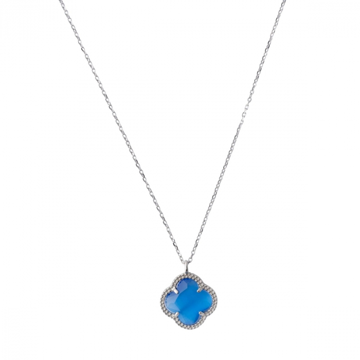 Colier Dama Argint 925 Blue Clover [1]