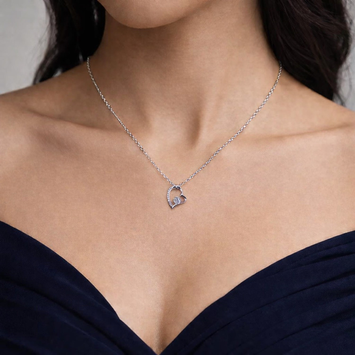 Colier Dama Diamonds Hearts [4]